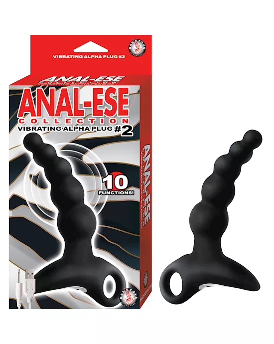 ANAL-ESE VIBRATING ALPHA PLUG #2