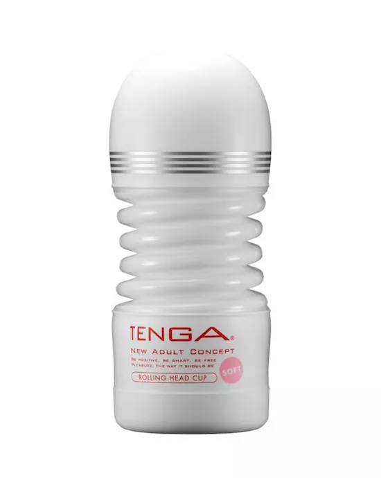 Rolling Head Cup Masturbator- Gentle