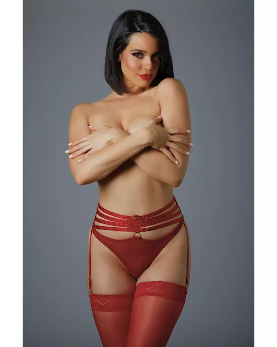 Adore 4ever Yours Garter Panty