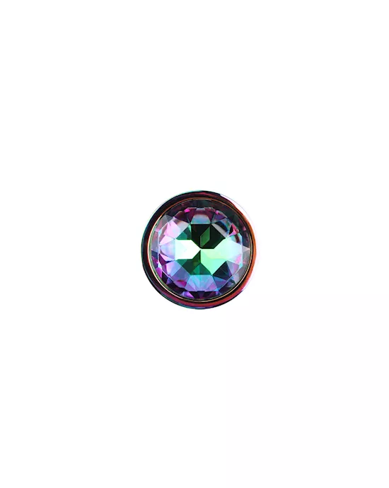 Jewelled Metel Butt Plug - 2.8 Inch