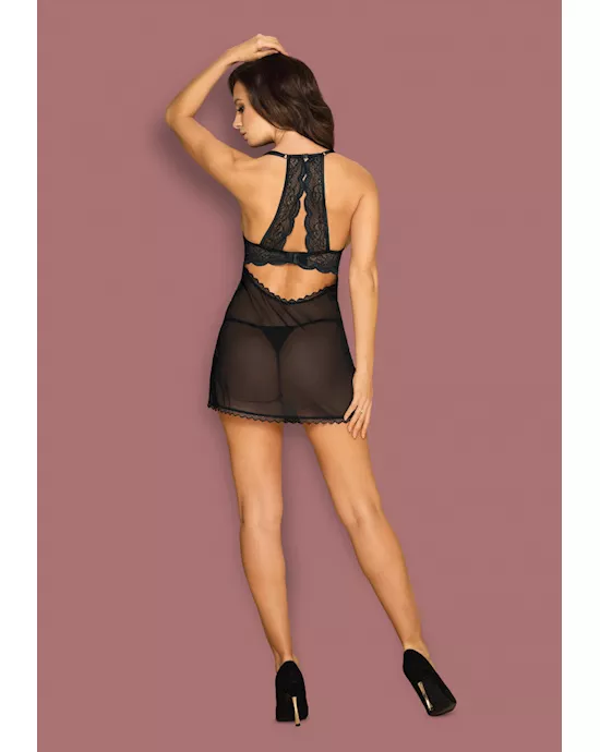 Obsessive Pearlove - Chemise and Thong