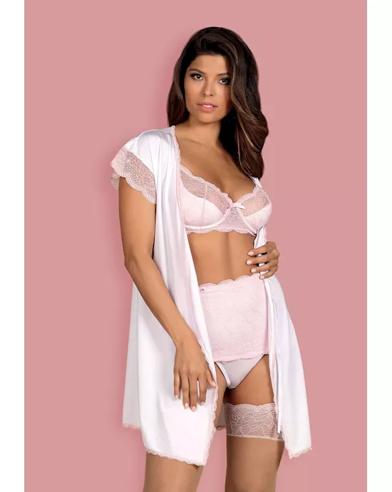 Obsessive Girlly - Peignoir and Thong
