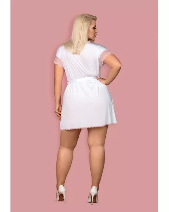 Obsessive Girlly - Peignoir and Thong