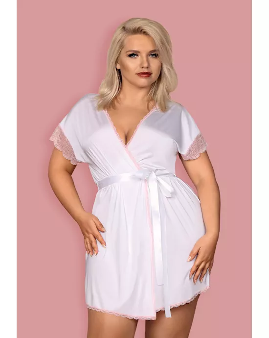 Obsessive Girlly - Peignoir and Thong