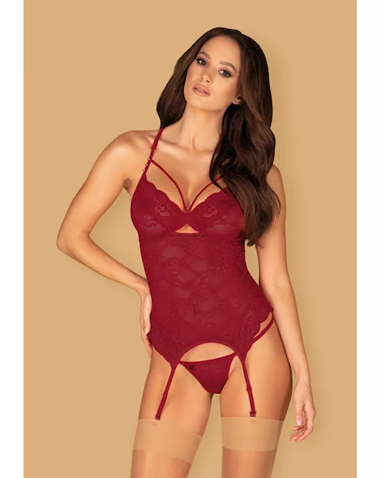 Obsessive Ivetta - Corset and Thong