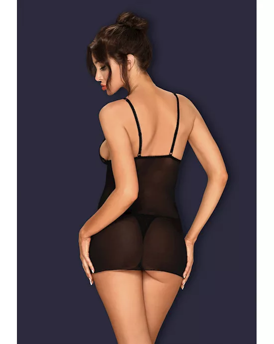 Obsessive Lucita - Chemise and Thong