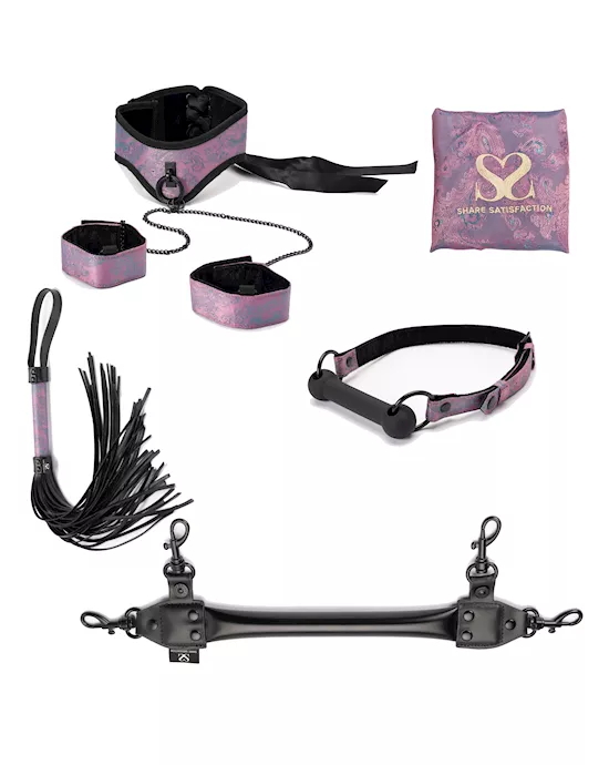 Bound Luxury Posture Collar Bondage Set