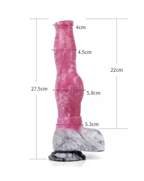 Wild Canine Knotted Monster Dildo