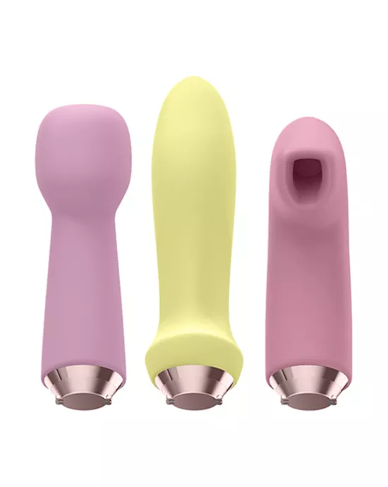Satisfyer Marvelous Four - Interchangeable Head Vibrator