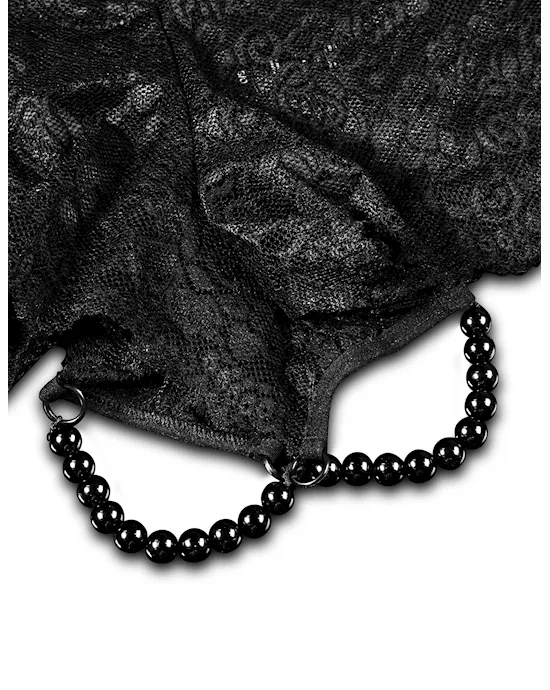 Hookup Panties Pleasure Pearl Boy Shorts - O/S