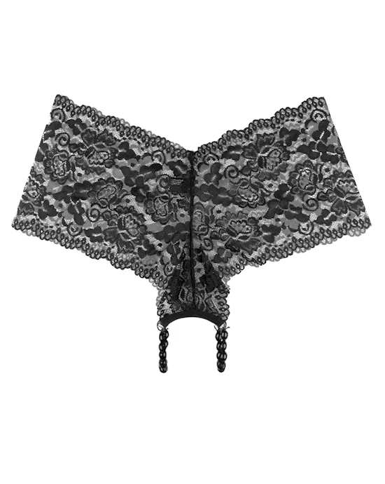 Hookup Panties Pleasure Pearl Boy Shorts - O/S