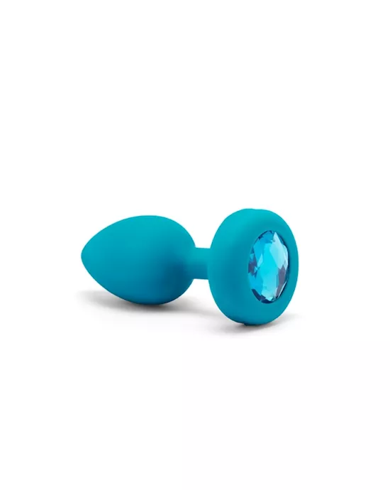 b-Vibe Vibrating Jewel Plug - 3.8 Inch