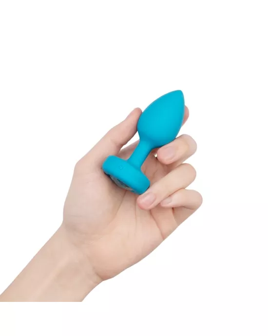 b-Vibe Vibrating Jewel Plug - 3.8 Inch