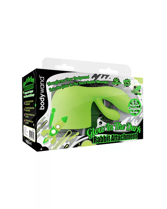 Bodywand Glow in the Dark Rabbit Wand Attachment