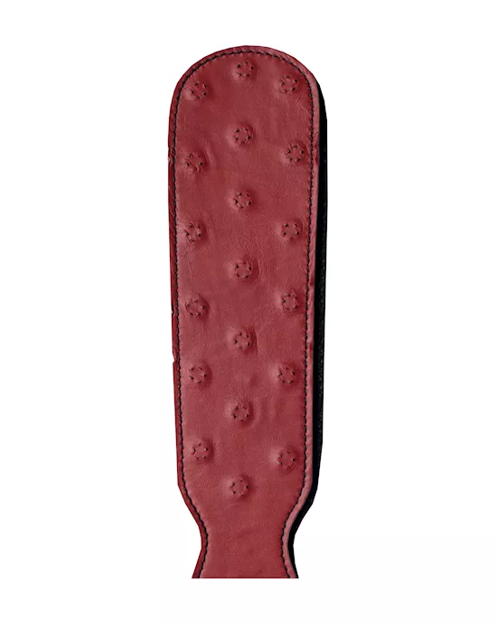 Bound X Leather Slapper with Spikes