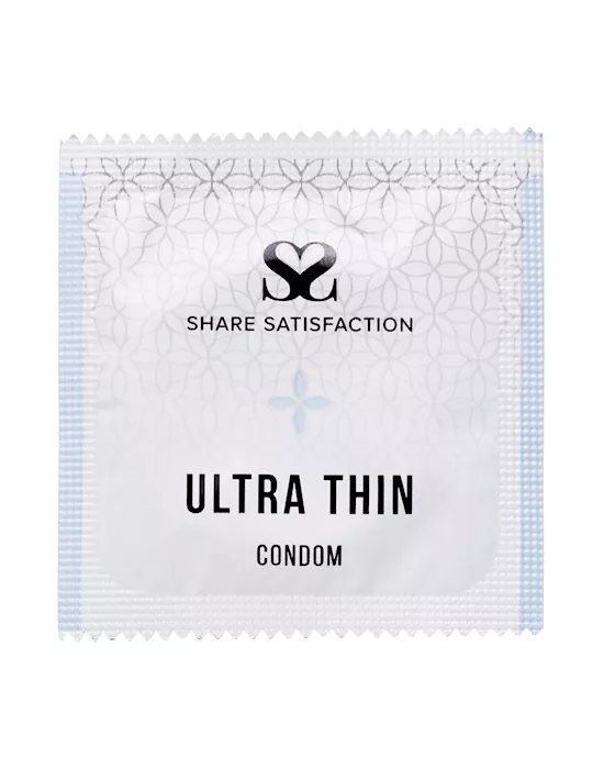 Share Satisfaction Ultra Thin Condoms - 12 Pack