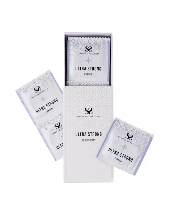 Share Satisfaction Ultra Strong Condoms - 12 Pack