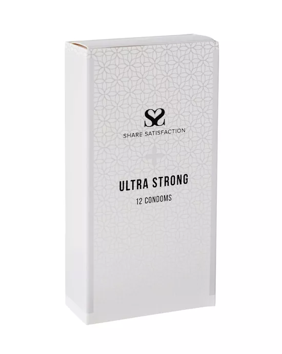 Share Satisfaction Ultra Strong Condoms - 12 Pack