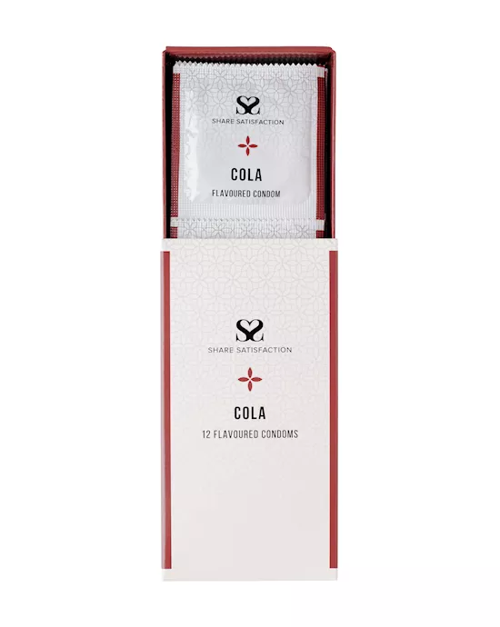 Share Satisfaction Cola Flavoured Condoms 12 Pack