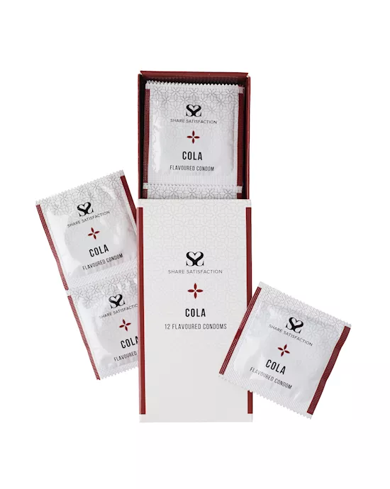 Share Satisfaction Cola Flavoured Condoms 12 Pack