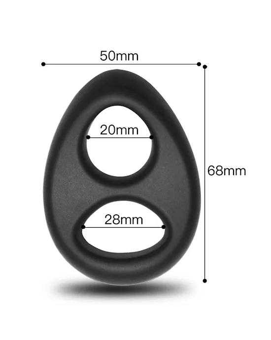 Amore Dual Silicone Cock Ring