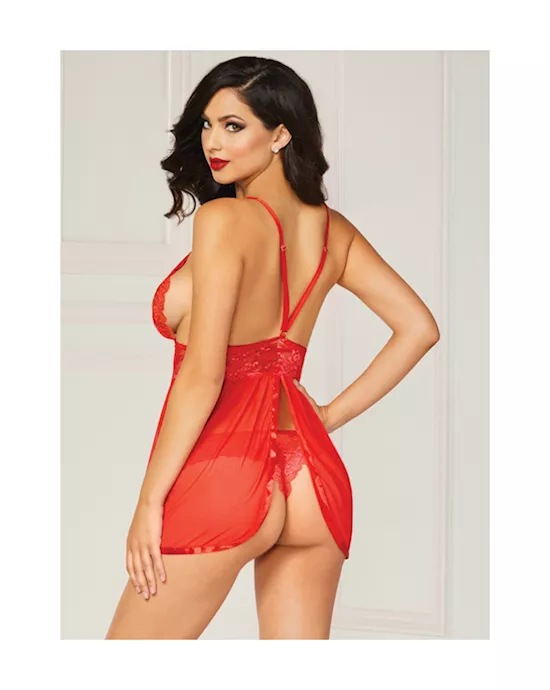 Wonderous 2-Piece Babydoll Set