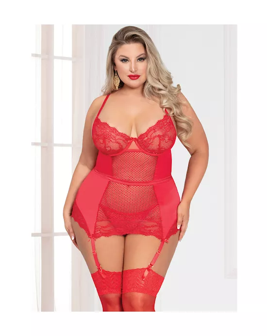 Mesh Teddy Peek-a-Bow