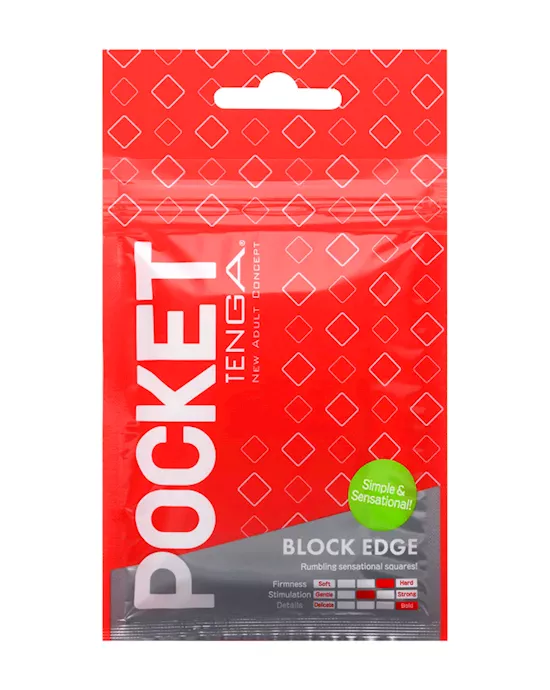 POCKET TENGA Block Edge Stroker