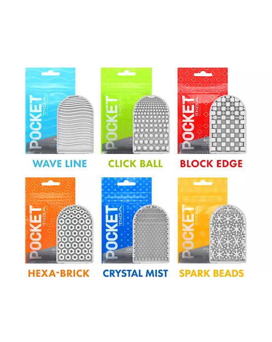 POCKET TENGA Block Edge Stroker
