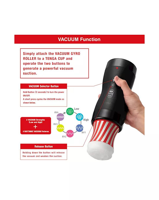 Tenga VACUUM GYRO ROLLER Masturbator