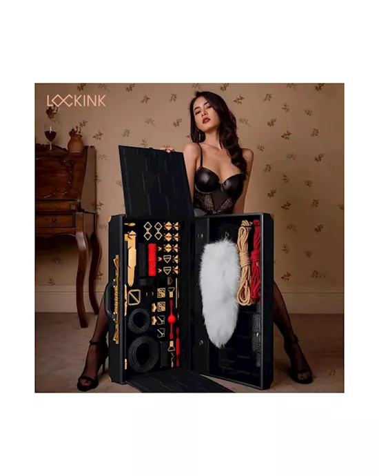 Lockink All-in-1 Bdsm Play Kit - Dark Alligator