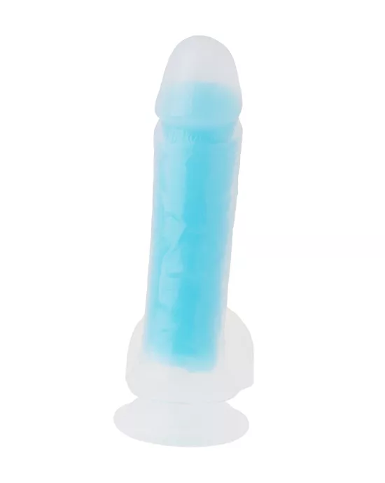 Nood Colours Glow in the Dark Dildo with Balls
