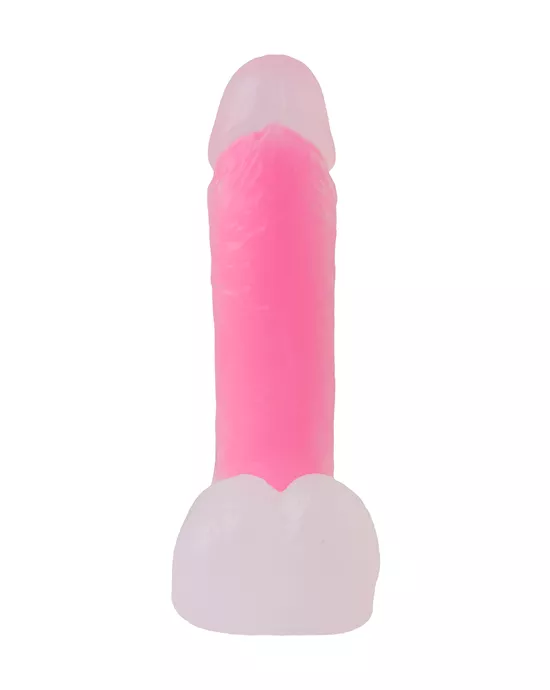 Nood Colours Glow in the Dark Dildo with Balls
