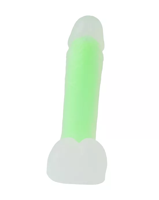 Nood Colours Glow in the Dark Dildo with Balls