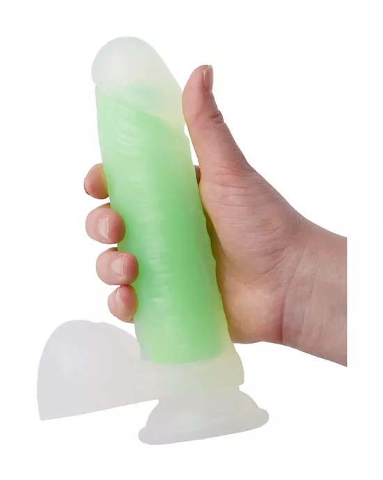 Nood Colours Glow in the Dark Dildo with Balls