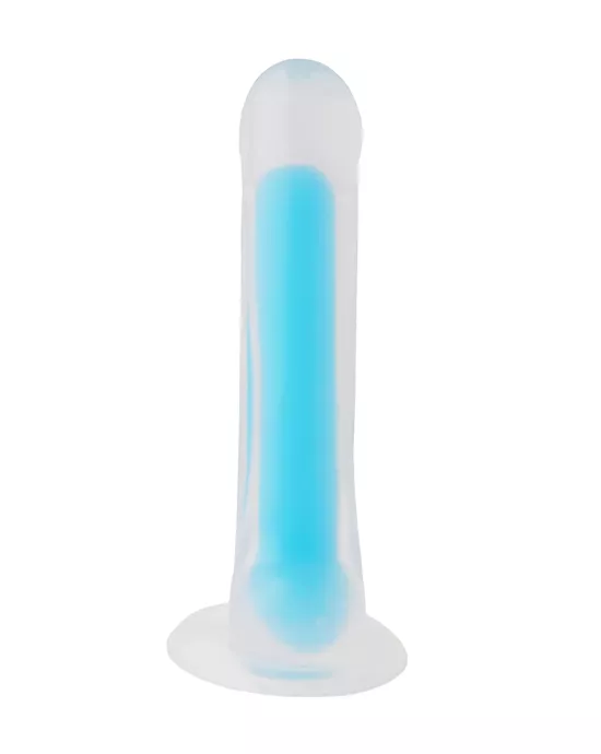 Nood Colours Glow in the Dark Dildo with Balls