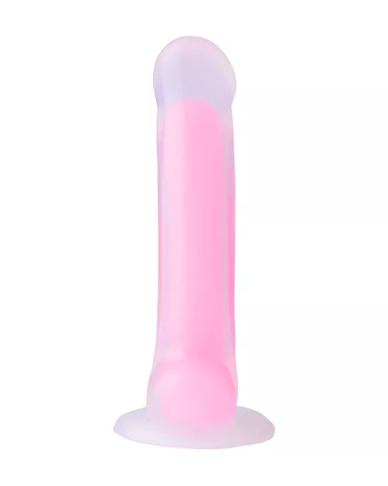 Nood Colours Glow in the Dark Dildo with Balls