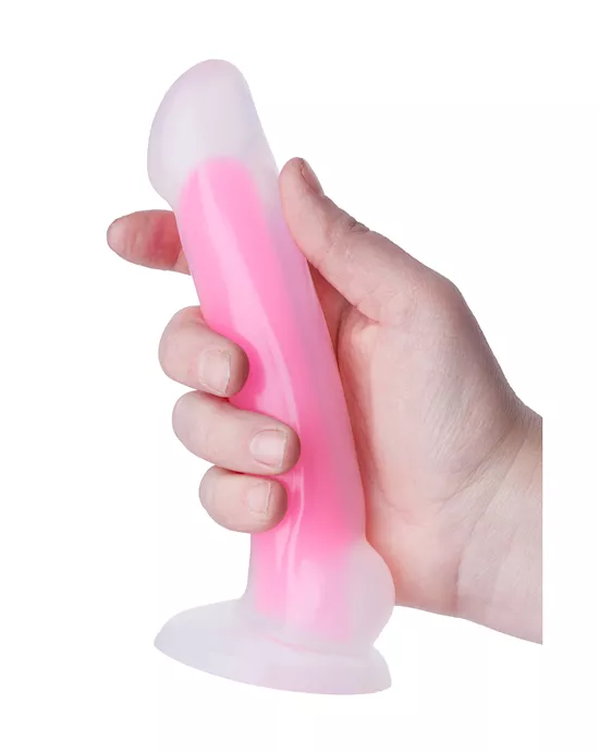 Nood Colours Glow in the Dark Dildo with Balls