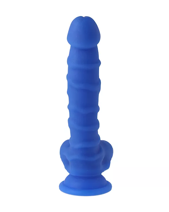 Nood Colours Glitter Dual Density Dildo with Balls