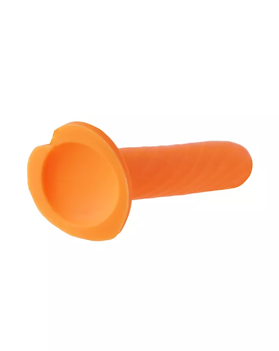 Nood Colours Dual Density Dildo with Heart Shaped Base