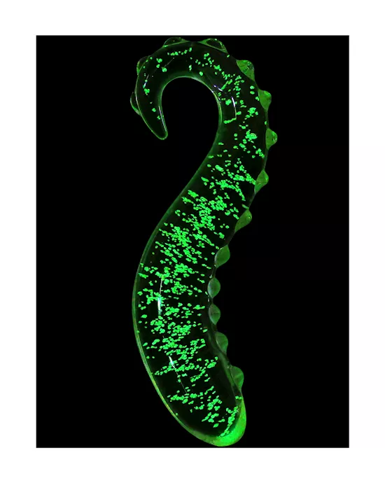 Lucent Glow In The Dark Seahorse Glass Massager