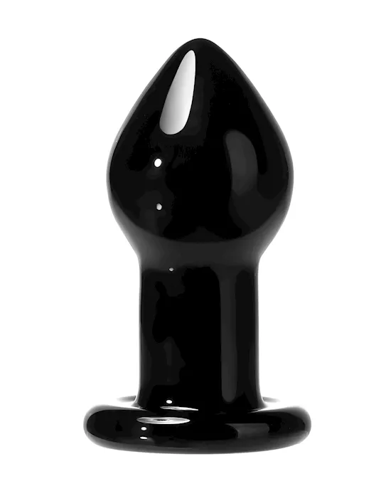 Lucent Midnight Glass Butt Plug