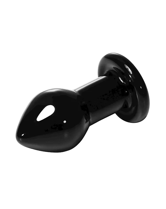 Lucent Midnight Glass Butt Plug