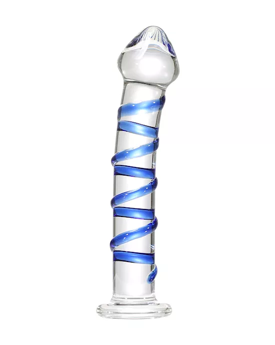 Lucent Winding Glass Dildo