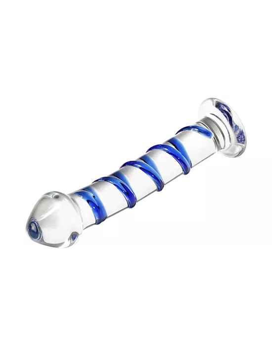 Lucent Winding Glass Dildo