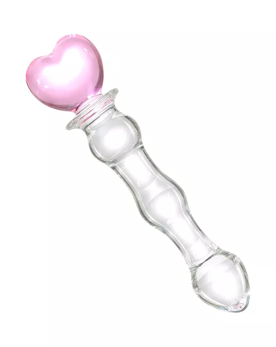 Lucent Heartfelt Glass Massager