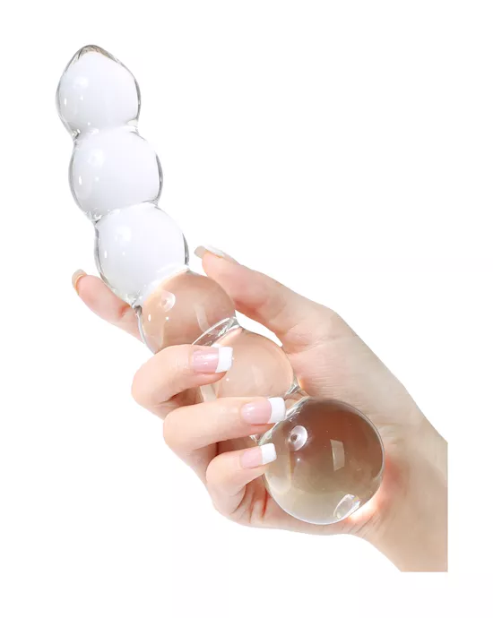 Lucent Beaded Glass Wand