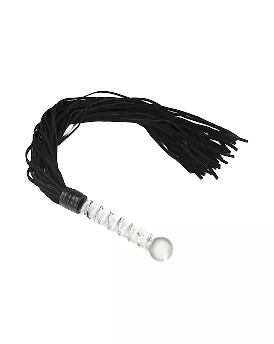 Lucent Glass Handle Flogger