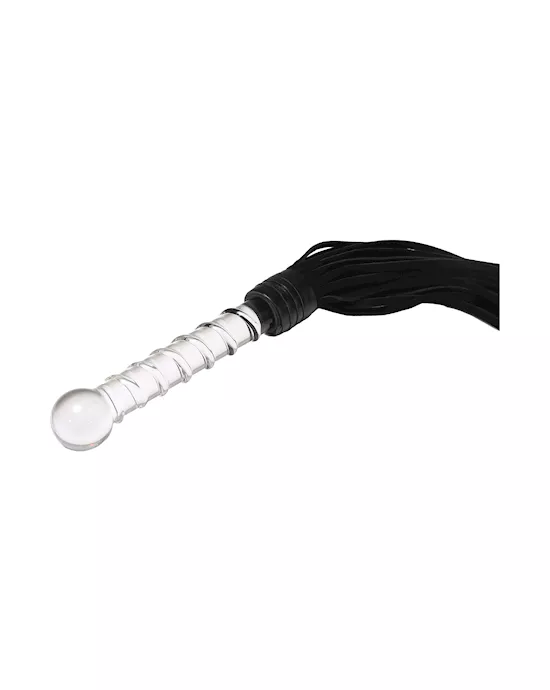 Lucent Glass Handle Flogger