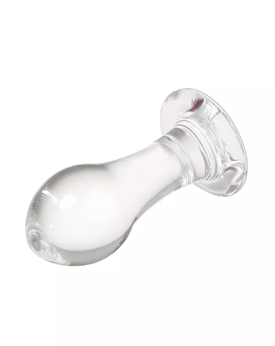Lucent Jewelled Glass Butt Plug
